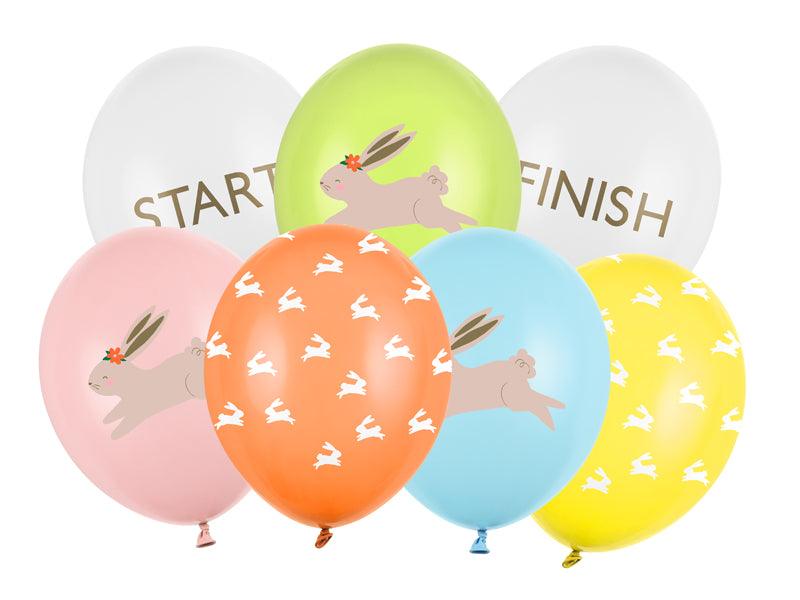 Ballons 30 cm, Egg Hunt, mix (1 VPE / 7 Stk.) - FeierGlanz
